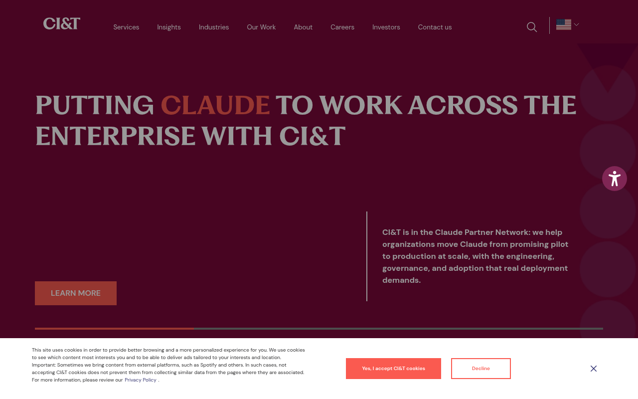 CI&T homepage
