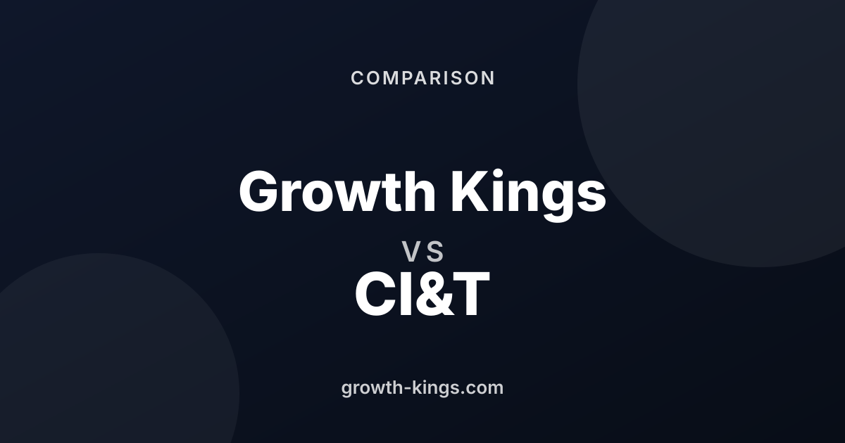 Growth Kings vs CI&T: Which Digital Partner Should You Choose?
