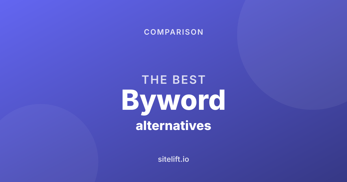 The 6 Best Byword Alternatives in 2026