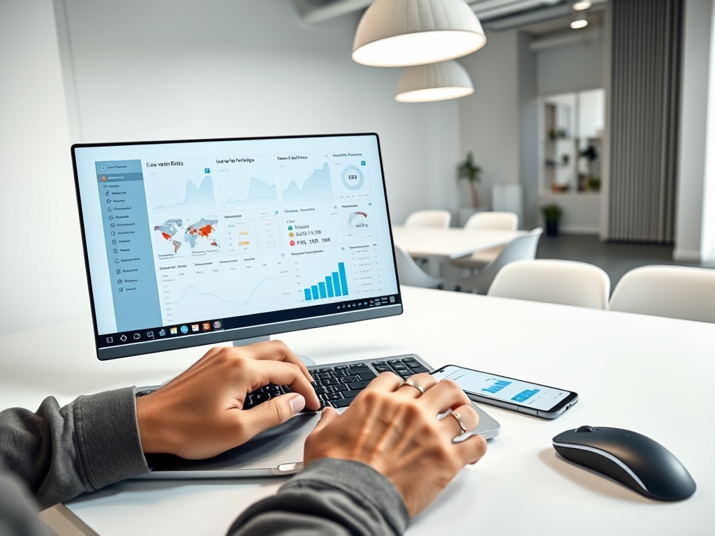 seo reporting software - Detailed Illustration
