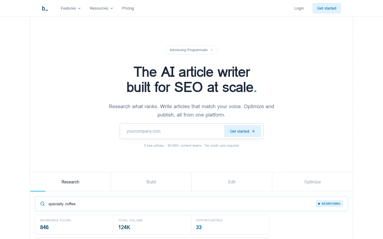 Byword homepage