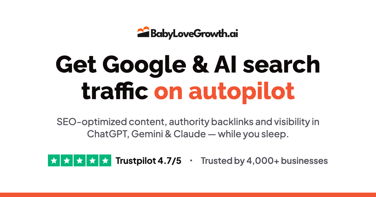 BabyLoveGrowth homepage