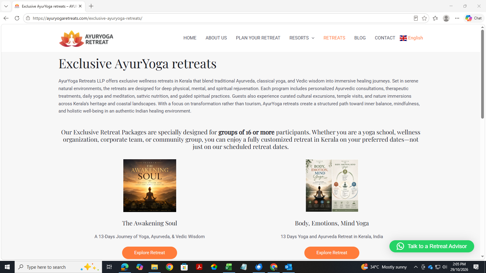 https://ayuryogaretreats.com